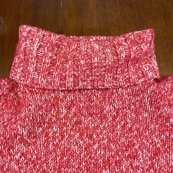 DELiAs Turtleneck Chunky Ribbed Knit Long Sleeve Mohair Blend Large Y2K Sweater - Picture 7 of 9